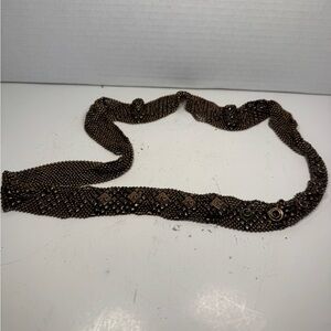 Sergio Gutierrez "Liquid Metal" Belt (Mesh), 38 inches